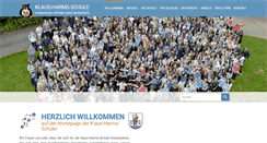 Desktop Screenshot of klaus-harms-schule.de